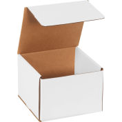 7"x7"x5" White Corrugated Mailer - Pkg Qty 50