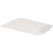15"x18" Flat Poly Bags, 2 Mil, White, 1,000 Pack