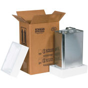 Box Partners 1 Gallon F-Style Shipper Kit 8-3/16" x 5-11/16" x 12-3/8", HAZ1120