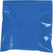 2 Mil Reclosable Bags, 8"x10", Blue, 1000 Pack