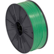 5/32"x7000' Plastic Twist Tie Spool, Green