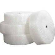 Non-Perforated Heavy Duty Bubble Rolls 24" x 250' x 1/2", Clear, 4/PACK, BWHD12S12