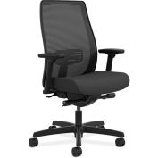 HON Task Chair with Mesh Back, Fabric, Mid Back, Black, Endorse Series