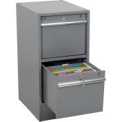 Global Industrial 2 Drawer Pedestal with Built in Base