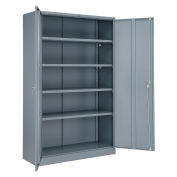 Unassembled Storage Cabinet, 48x18x78, Gray