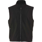 Softshell Vest, Black, 20°F Comfort Rating, S