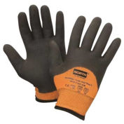 North® Flex Cold Grip Plus 5™ Cut Resistant Gloves, Large, Hi-Vis Orange/Black, 1 Pair