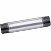 1-1/2" x 4" Pipe Nipple, Galvanized Steel, 150 PSI, Lead Free - Pkg Qty 25