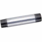 2" x 4" Galvanized Steel Pipe Nipple, Lead Free, 150 PSI