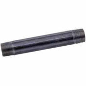 1" x 2" Black Steel Pipe Nipple, Lead Free, 150 PSI