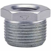 3/4" x 1/2" Galvanized Malleable HeX Bushing, Lead Free, 150 PSI 