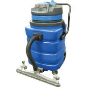 Perfect Products 23 Gallon Two-2 Stage Motor Wet/Dry Vac w/5-Piece Tool Kit & Squeegee, Blue