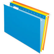 Pendaflex Hanging File Folders, 1/5 Tab, Legal, Assorted Colors, 25/Box