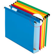 Pendaflex SureHook Poly Laminate Hanging Folders, Letter, Assrt, 2" Expansion, 20/Box