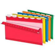 Pendaflex Ready-Tab Lift Tab Reinforced Hanging Folders, 1/5 Tab, Legal, Asst, 25/Box