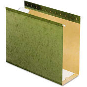 Pendaflex Reinforced 4" Extra Capacity Hanging Folders, Letter, Standard Green, 25/Box