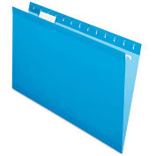 Pendaflex Reinforced Hanging Folders, 1/5 Tab, Legal, Blue, 25/Box