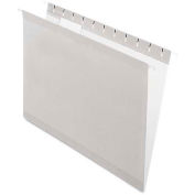Pendaflex Reinforced Hanging Folders, 1/5 Tab, Letter, Gray, 25/Box