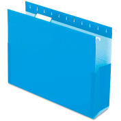 Pendaflex SureHook Reinforced Hanging Box Files, 3" Exp with Sides, Letter, Blue, 25/Box