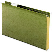 Pendaflex Reinforced 1" Extra Capacity Hanging Folders, Legal, Standard Green, 25/Box