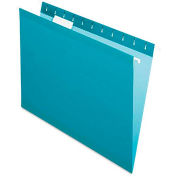 Pendaflex Reinforced Hanging Folders, 1/5 Tab, Letter, Teal, 25/Box