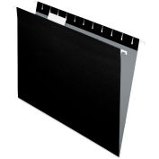 Pendaflex Hanging File Folders, 1/5 Tab, Letter, Black, 25/Box