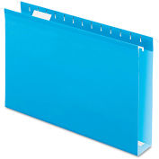 Pendaflex Reinforced 2" Extra Capacity Hanging Folders, Legal, Blue, 25/Box