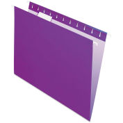 Pendaflex Hanging File Folders, 1/5 Tab, Letter, Violet, 25/Box