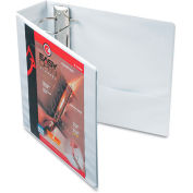 Cardinal Easy Open ClearVue Locking Slant-D Ring Binder, 3", White
