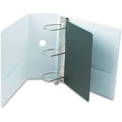 Cardinal XtraValue ClearVue Slant-D Ring Binder, 5", White