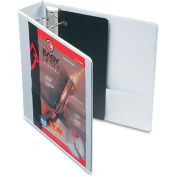 Cardinal Easy Open ClearVue Locking Slant-D Ring Binder, 2", White