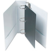 Cardinal XtraValue ClearVue Slant-D Ring Binder, 3", White