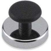 Master Magnetics Ceramic Round Base Magnets HMKR-45 with Knob 16 Lbs. Pull Nickel |Chrome Plating