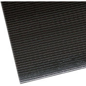 NoTrax Razorback Safety-Anti-Fatigue Floor Mat, 3' x 60' x 1/2", Black