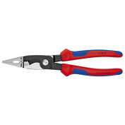 KNIPEX Electrical Installation Pliers 12 / 14 Awg, Comfort Grip 8" OAL, 13 82 8 SBA