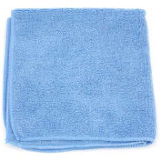 Microworks Microfiber Towel 12" x 12" 220GSM, Blue 12 Towels/Pack