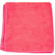 Microworks Microfiber Terry Towel 16" x 16" 30GSM, Red 12 Towels/Pack