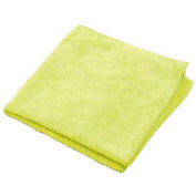 Microworks Microfiber Towel 16" x 16" 220GSM, Yellow 12 Towels/Pack