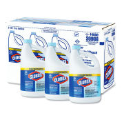 Clorox Concentrated Germicidal Bleach, Regular, 121 oz. Bottle, 3 Bottles/Case, 30966
