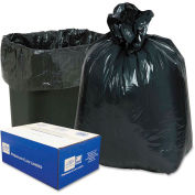 Classic 2-Ply Low Density Can Liners 7-10 Gallon 0.60 Mil, Black 500 Bags/Box, WBI242315B