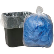 Classic Low Density Can Liners 7-10 Gallon 0.60 Mil, Clear 500 Bags/Box, WBI242315C