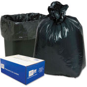 Classic 2-Ply Low Density Can Liners 16 Gallon 0.60 Mil, Black 500 Bags/Box, WBI243115B
