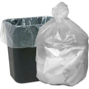 Good 'n Tuff HD Waste Can Liners 16 Gallon 0.20 Mil, Natural 1000 Bags/Box, WBIGNT2433