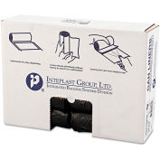 Inteplast Group High Density Can Liner 16 Gallon 0.23 Mil, Black 50 Bags/Roll 20/Box, IBSS243306K