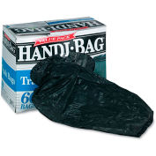 Super Value Pack Trash Bag 30 Gallon 0.69 Mil, Black 60 Bags/Box, WBIHAB6FT60