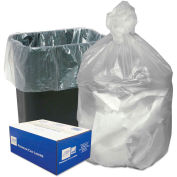 Ultra Plus High Density Can Liners 7-10 Gallon 0.31 Mil, Natural 1000 Bags/Box, WBIHD24248N