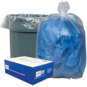 Classic Low Density Can Liners 40-45 Gallon 0.60 Mil, Clear 250 Bags/Box, WBI404616C