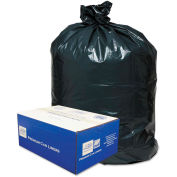 Classic 2-Ply Low Density Can Liners 56 Gallon 0.90 Mil, Black 100 Bags/Box, WBI434722G