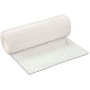 Inteplast Group Low Density Can Liner 60 Gallon 0.70 Mil, White 25 Bags/Roll 4/Box, IBSSL3858XHW2