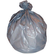 Heritage Low Density Can Liners 40-45 Gallon 1.70 Mil, Silver 50 Bags/Box, HERH7846WS